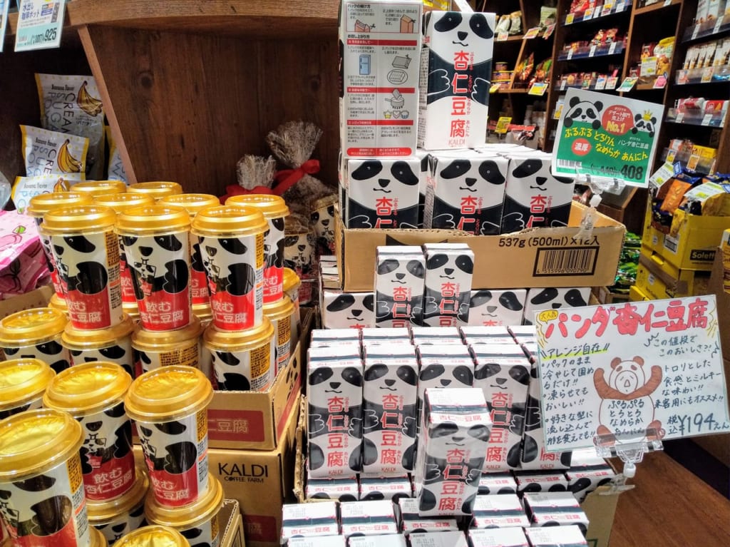この夏登場したパンダ顔トレードマークの杏仁豆腐