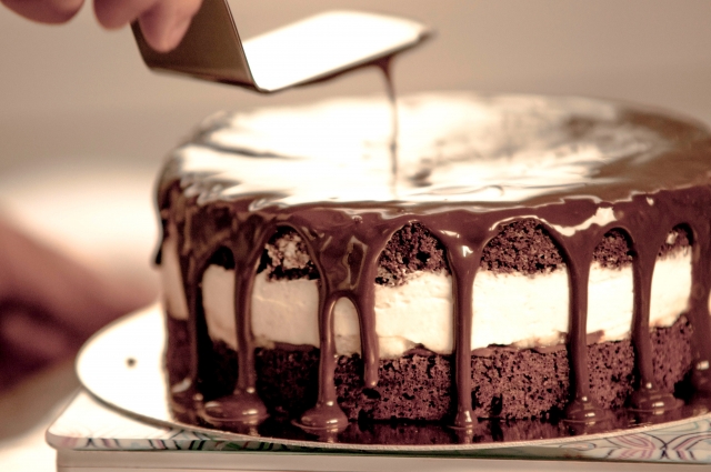 チョコレートケーキのベースイメージ画像