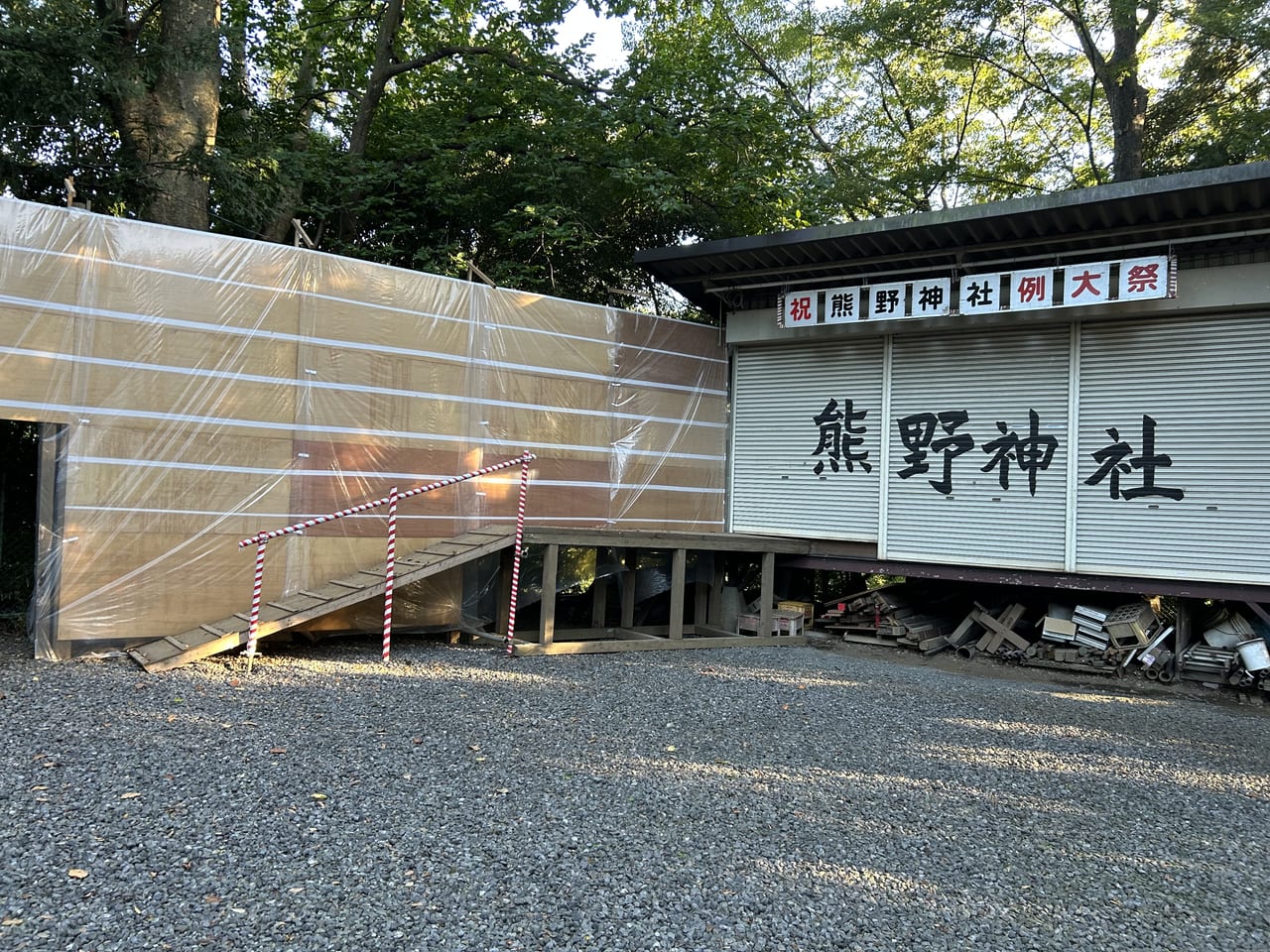 熊野神社舞台