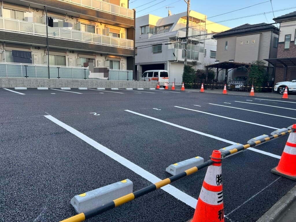 上草柳2丁目の駐車場