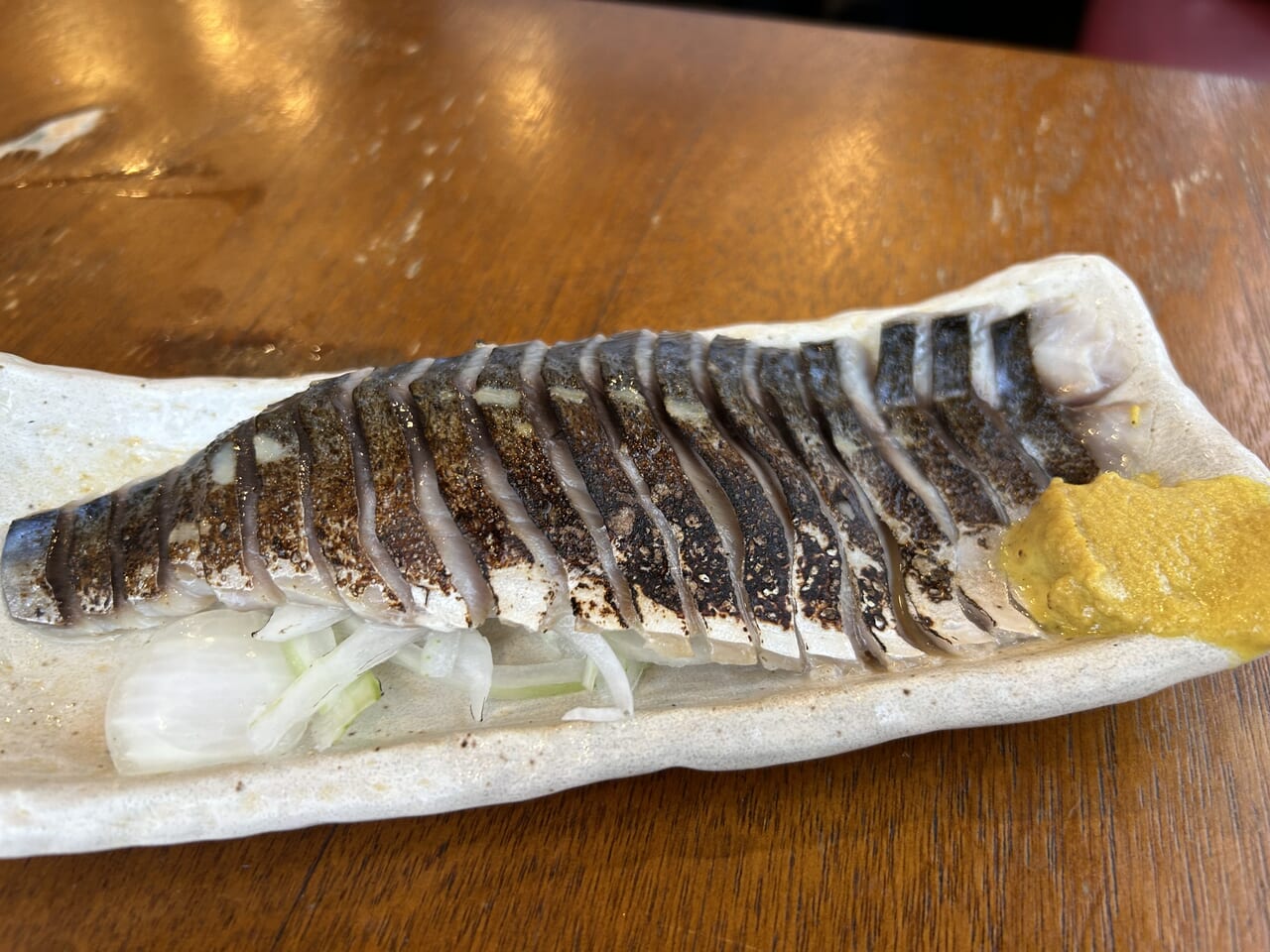 焼き鳥寅丸の大トロ炙り〆さば