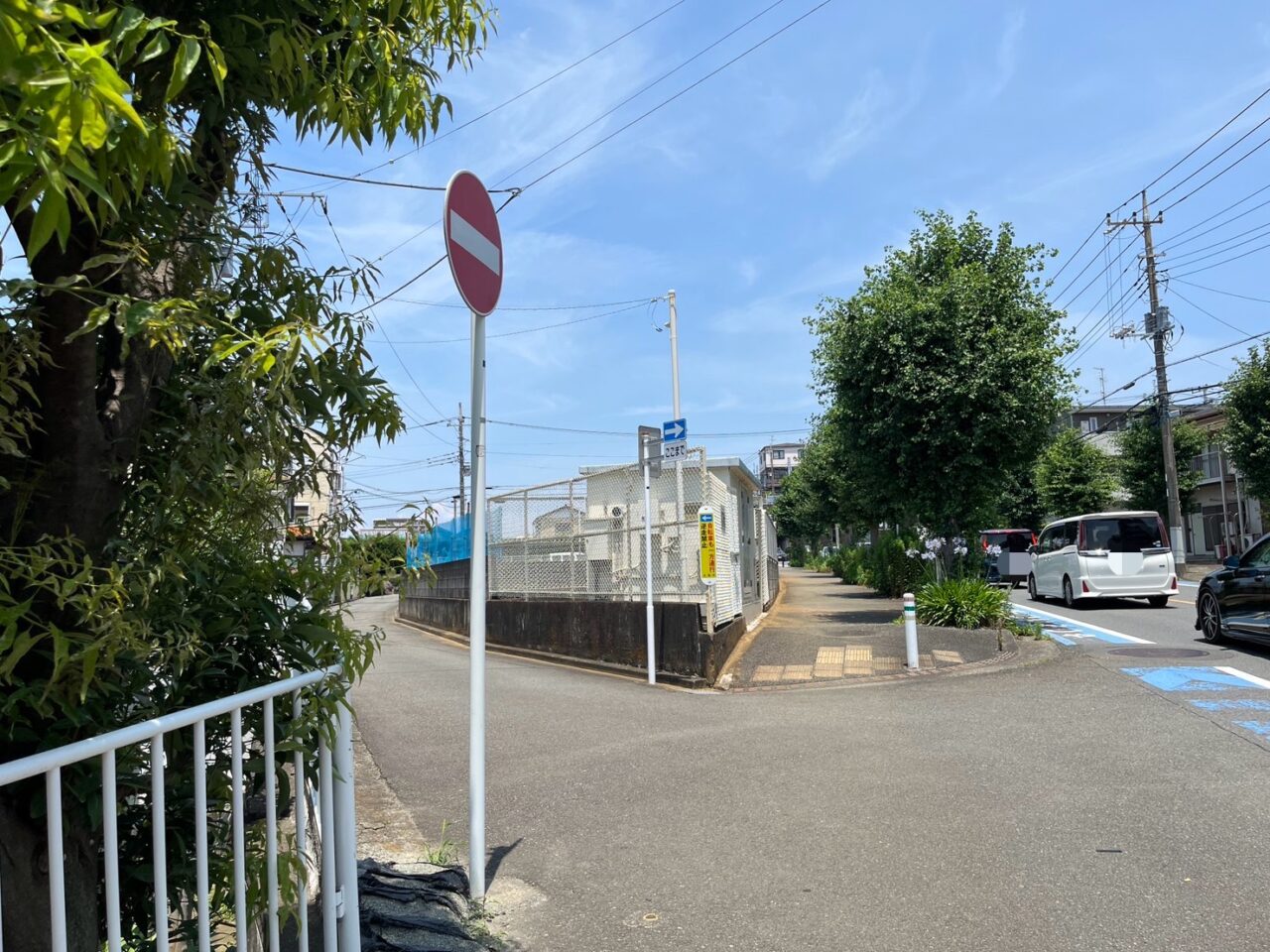 福田に設置された道路標識2