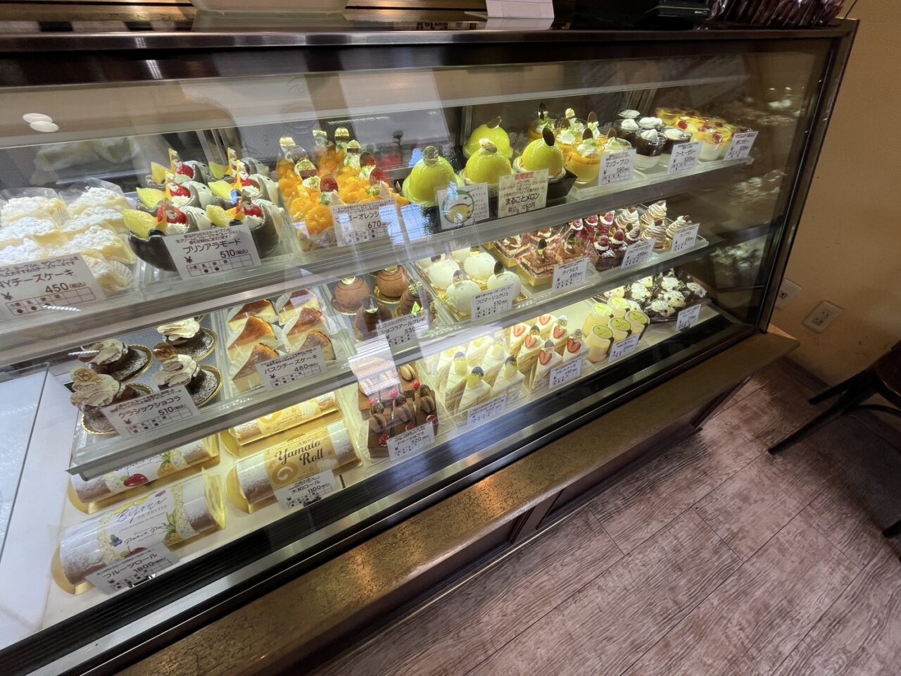 プティパで販売されているケーキ