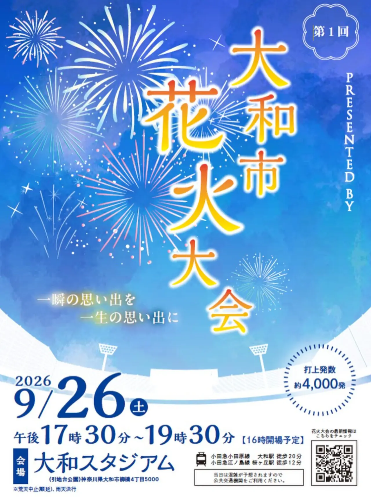 第一回大和市花火大会