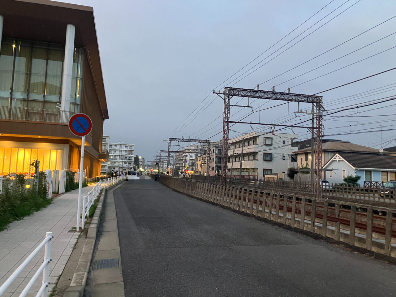 ポラリス線路沿い